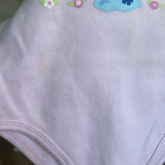 Vintage Baby Blues Clues One Piece Snap Girls Size 0-3 M Read - Picture 6 of 9
